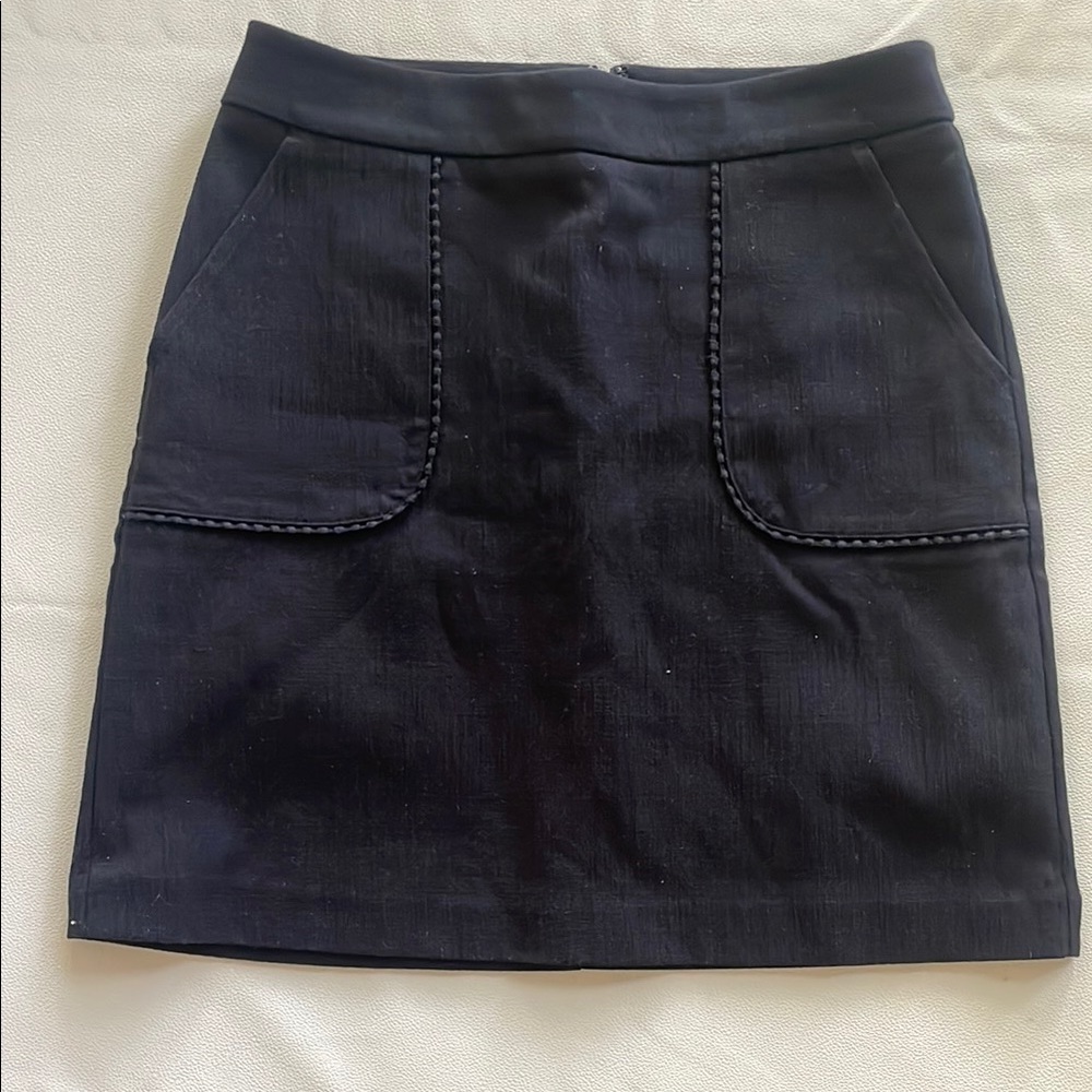 LOFT Blue Mini Pencil Skirt for Work